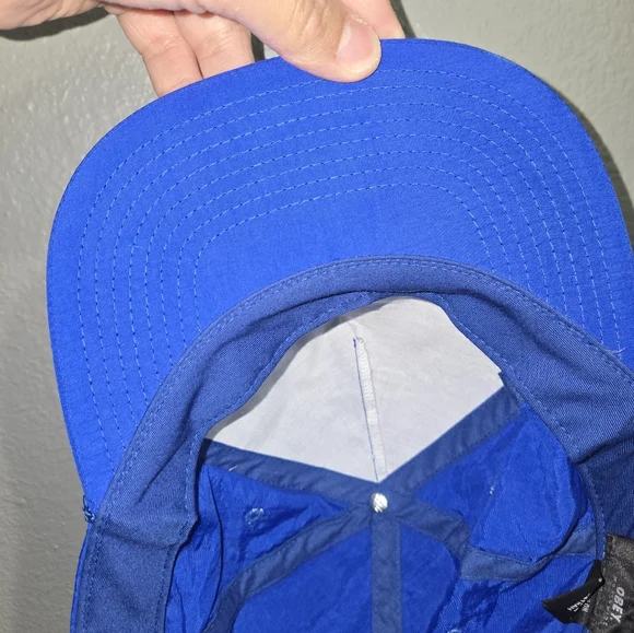 RARE Obey Blue Cap with white rat